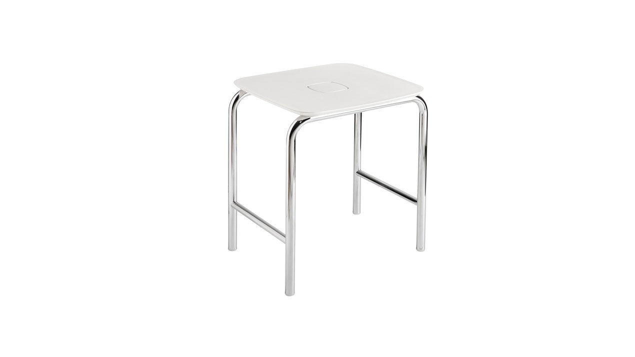 Inda Hotellerie Stool 35 x 46h x 33cm - Matt Black Seat [AV375BNE]