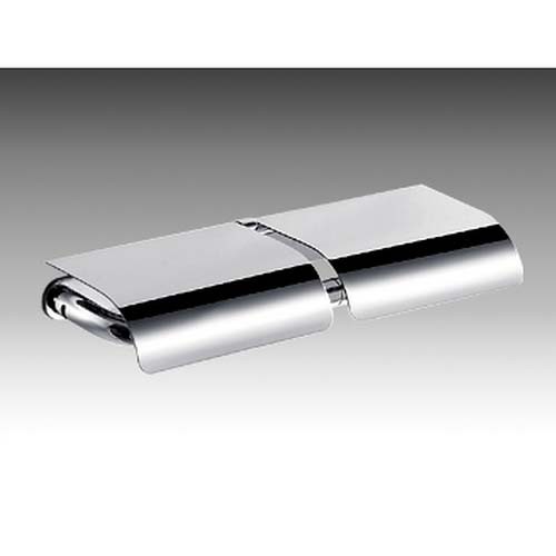 Inda Ego Double Toilet Roll Holder 33 x 4h x 12cm - Chrome [AV426ECR]