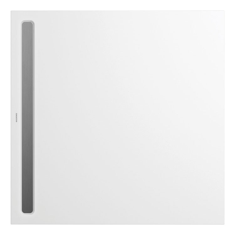 Kaldewei Nexsys Channel Covers - of 100cm length. - Brushed Stainless Steel [687771250969]