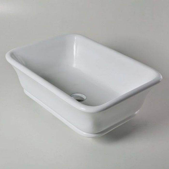 BC Designs BAB135KG Magnus/Senator Basin 525 x 380mm No Tapholes Khaki Green