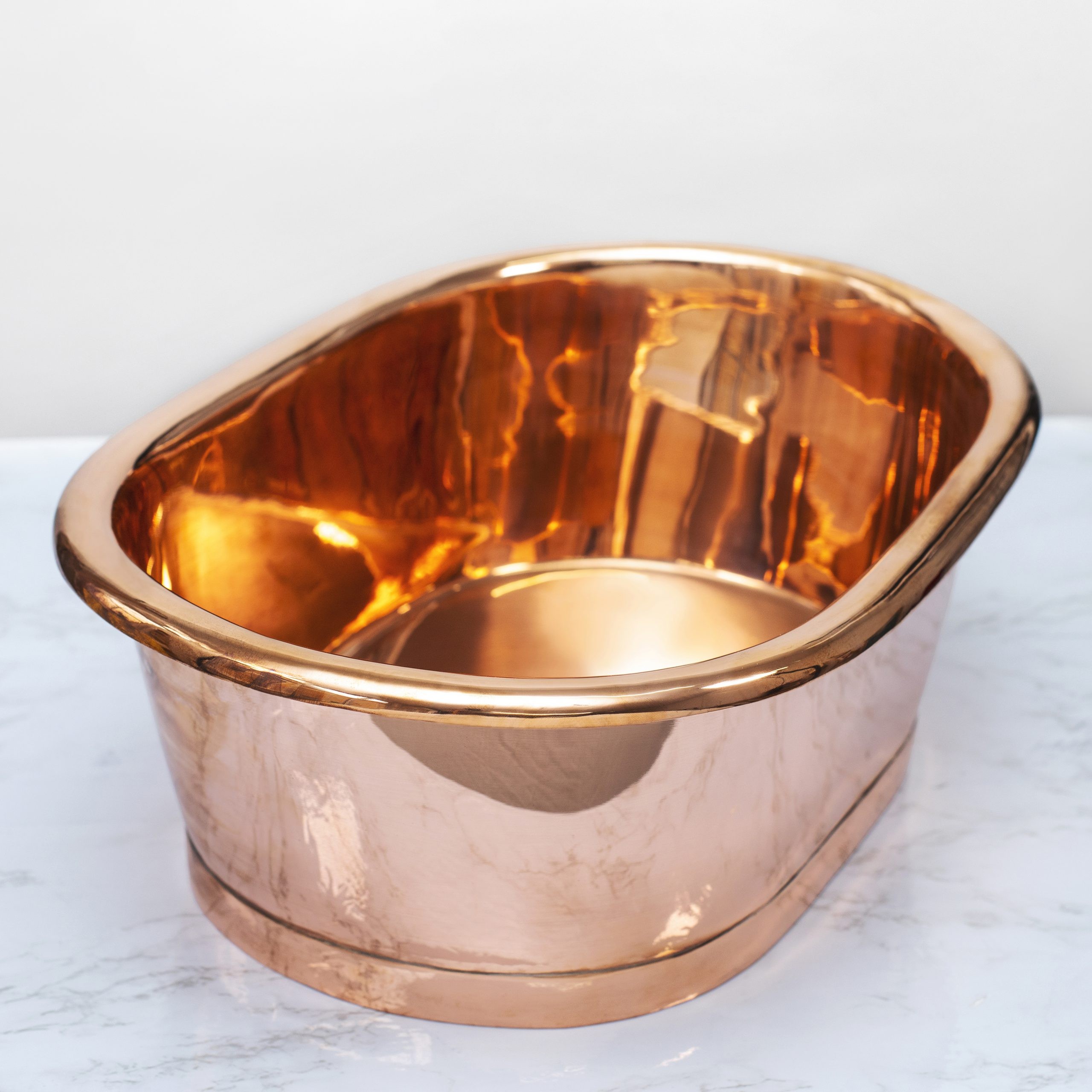 BC Designs BAC050 Copper Basin 530 x 345mm No Tapholes Copper (Unlacquered)