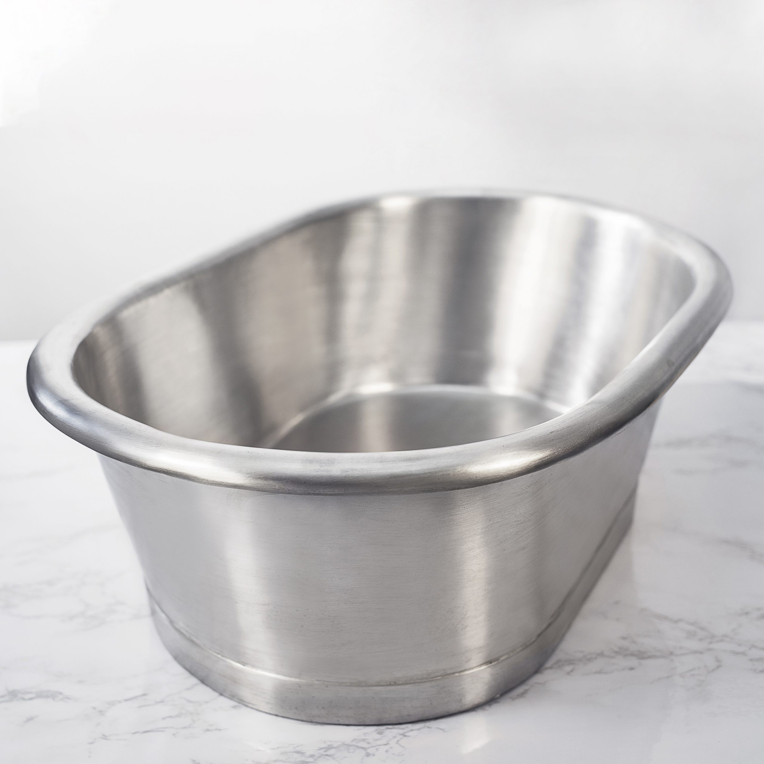 BC Designs BAC060 Copper Basin 530 x 345mm No Tapholes Nickel/Nickel (Unlacquered)