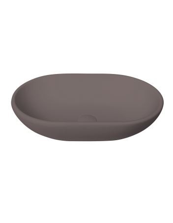 BC Designs Crea Countertop Basin 575 x 145mm (No Tapholes) Mushroom [BAB162M]