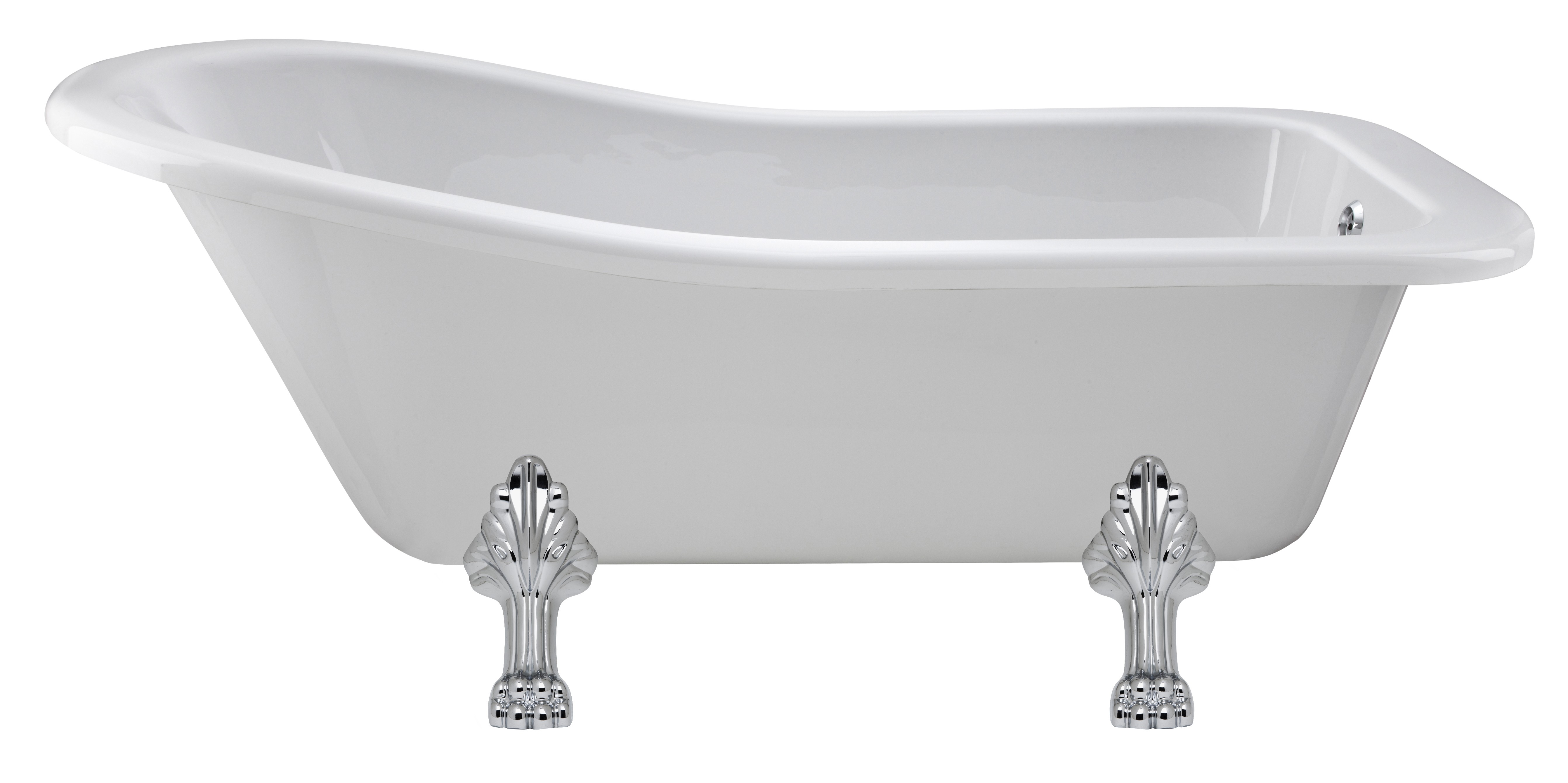 BC Designs Fordham Freestanding Acrylic Slipper Bath 1500 x 730mm (Feet Set 2) including Painting Service [BAU025Z]
