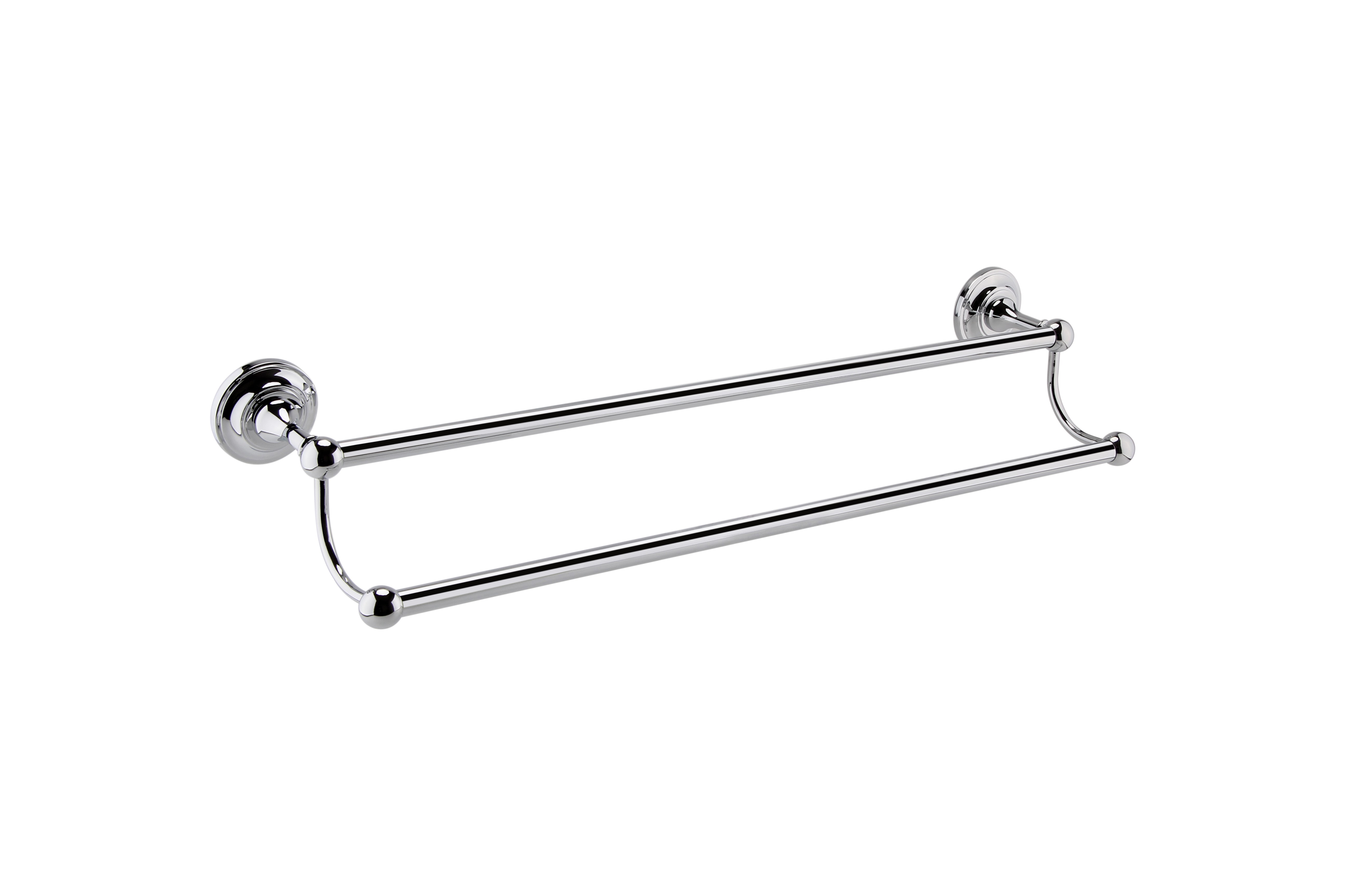 BC Designs Victrion Double Towel Rail 666 x 158mm Chrome [CMA025]