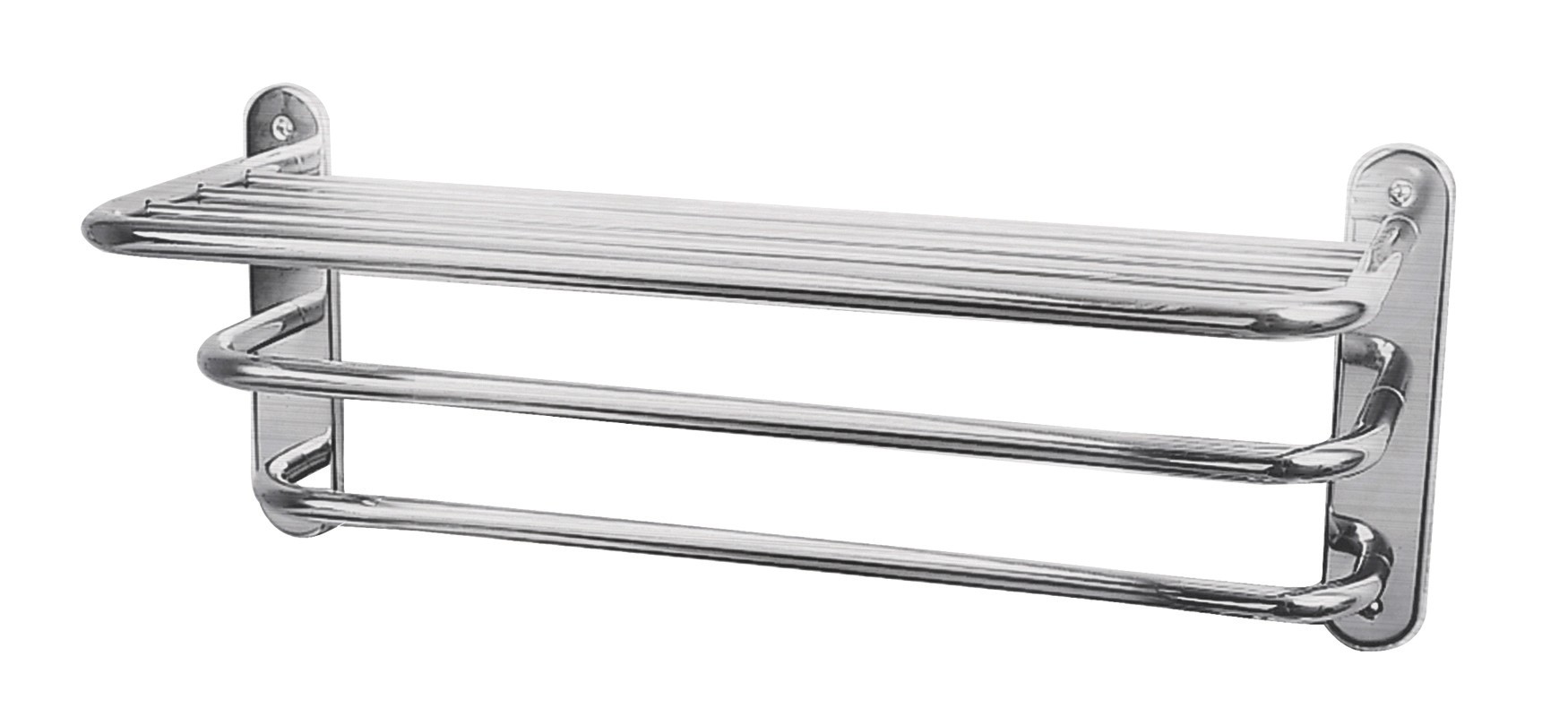BC Designs Victrion 3 Tier Towel Rack 612 x 247mm Brushed Chrome [CMA045BC]