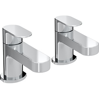 Bristan FRZ1/2C Frenzy Basin Pillar Taps Chrome