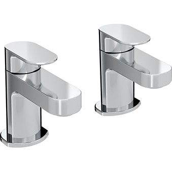 Bristan FRZ3/4C Frenzy Bath Pillar Taps Chrome