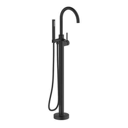 Britton HOX009MB Hoxton Floorstanding Bath Shower Mixer Matt Black