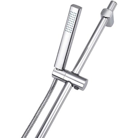 Bristan KIT2C Shower Kit with Rub-Clean Handset Chrome