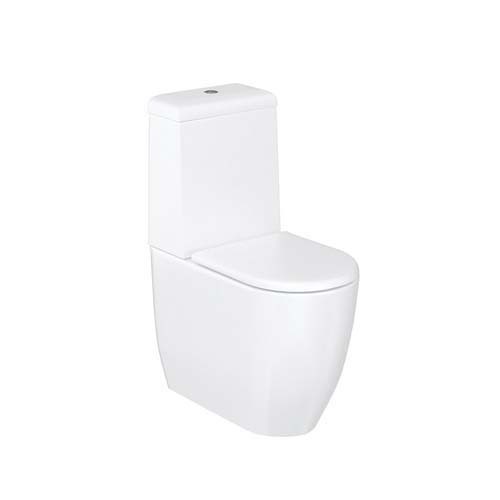 Britton MAR0006 Milan Cistern with Lid White (WC Pan & Toilet Seat NOT Included)