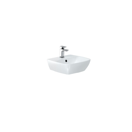 Britton MY40BSN1THW MyHome 400mm Wash Basin 1 Taphole White (Basin ONLY)