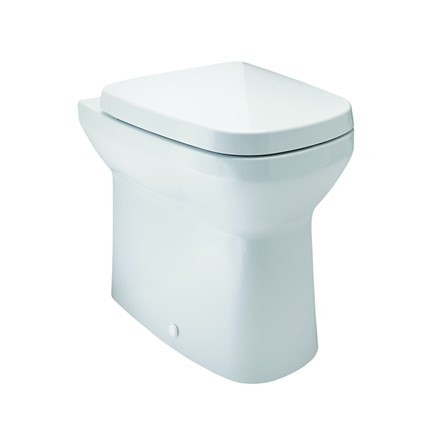 Britton MYBTWTW MyHome Back To Wall WC Pan White (Toilet Seat NOT Included) - (WC pan only)