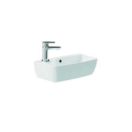 Britton MYSPBSN1THW MyHome Short Projection Basin 1 Taphole White