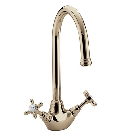 Bristan NSNKEFG 1901 Easyfit Kitchen Sink Mixer Gold