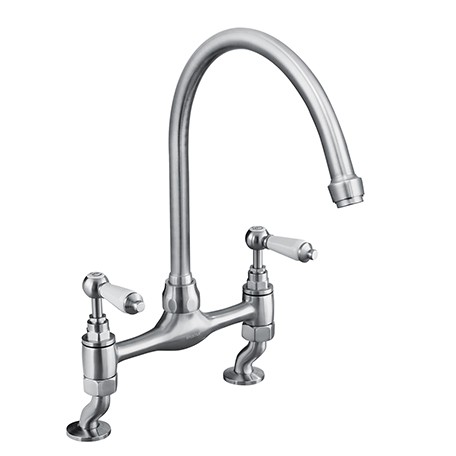 Bristan RSDSMBN Renaissance Kitchen Bridge Sink Mixer Brushed Nickel