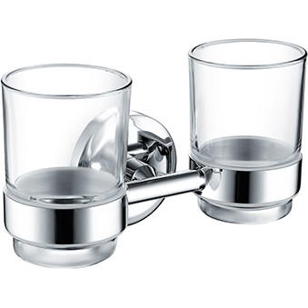 Bristan SODHOLDC Solo Double Tumbler & Holder Chrome