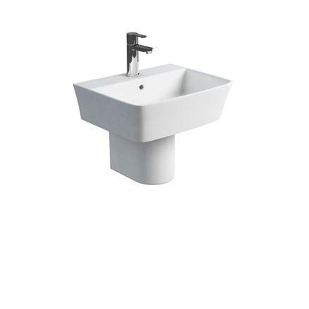 Britton SP1033 Round Semi Pedestal White (Basin NOT Included)