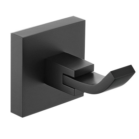Bristan SQHOOKBLK Square Robe Hook Matt Black