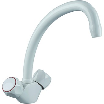 Bristan VACBSNKWHT Club Budget Monobloc Kitchen Sink Mixer White