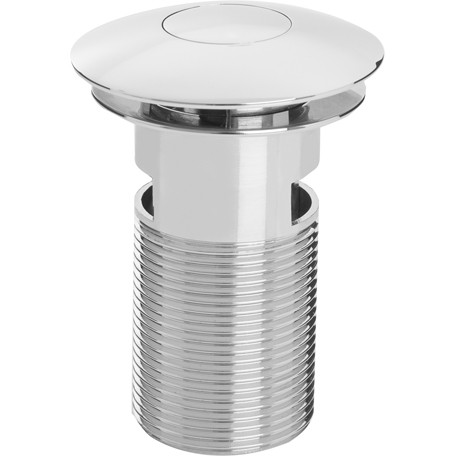 Bristan WBASIN08C Round Push Down Basin Waste Slotted Chrome