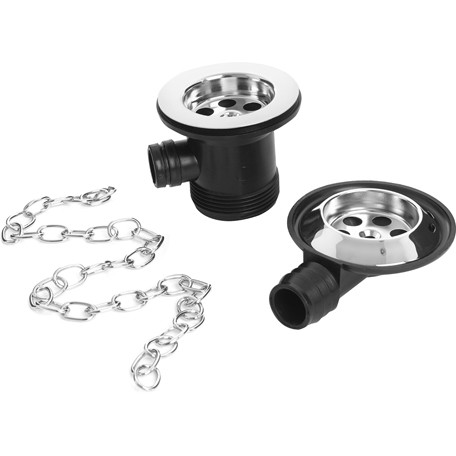 Bristan WBATH02C Economy Bath Waste + ABS Plug Slotted Chrome