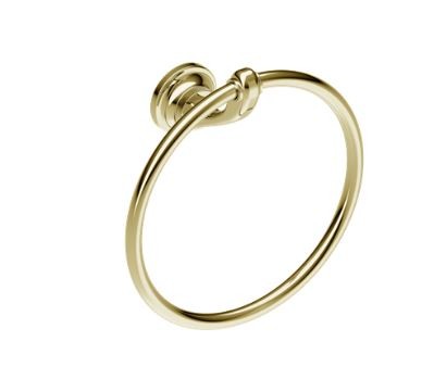 Burlington Guild Towel Ring 170mm (Diameter) Gold [GU013G]