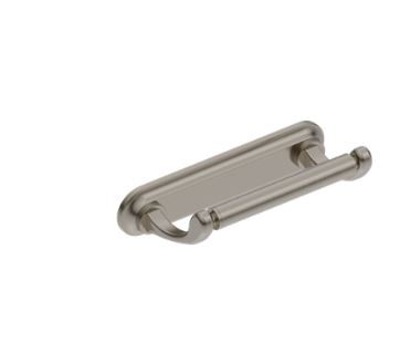 Burlington Guild Toilet Roll Holder Brushed Nickel [GU029L]