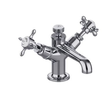 Burlington Guild Basin Mixer Tap (1 Taphole) Chrome [GU110DNC]