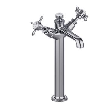 Burlington Guild Tall Basin Mixer Tap (1 Taphole) Chrome [GU112DNC]