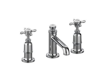 Burlington Guild Basin Mixer Tap (3 Tapholes) Chrome [GU135DNC]