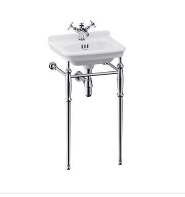 Burlington Guild Basin Washstand 450mm (Wash Basin NOT Included) Chrome [GU45X77C]