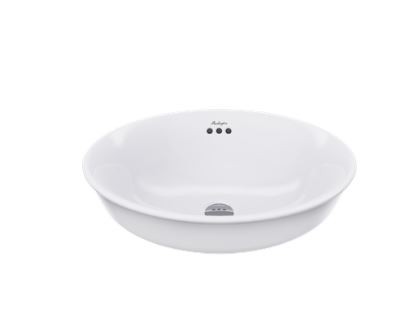 Burlington Guild Countertop Wash Bowl 500mm White [GU5038SCW]