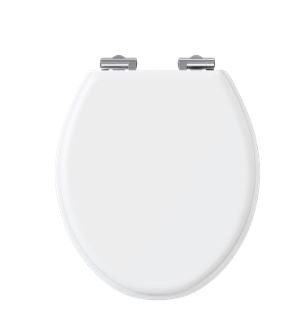 Burlington Guild Soft Close Toilet Seat Varley White [GU6105VW]
