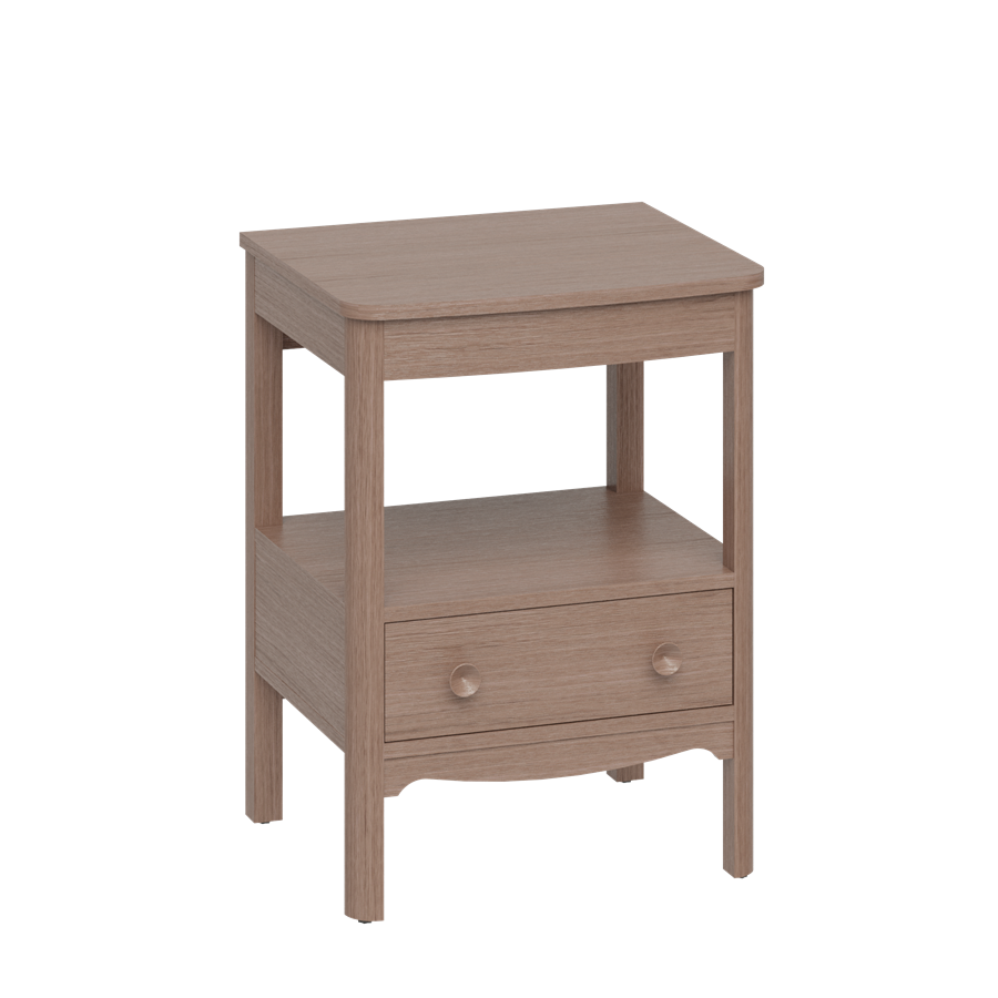 Burlington Guild Vanity Worktop 582 x 492mm (Undrilled) (Unit NOT Included) Dark Oak [GU620TDOK]