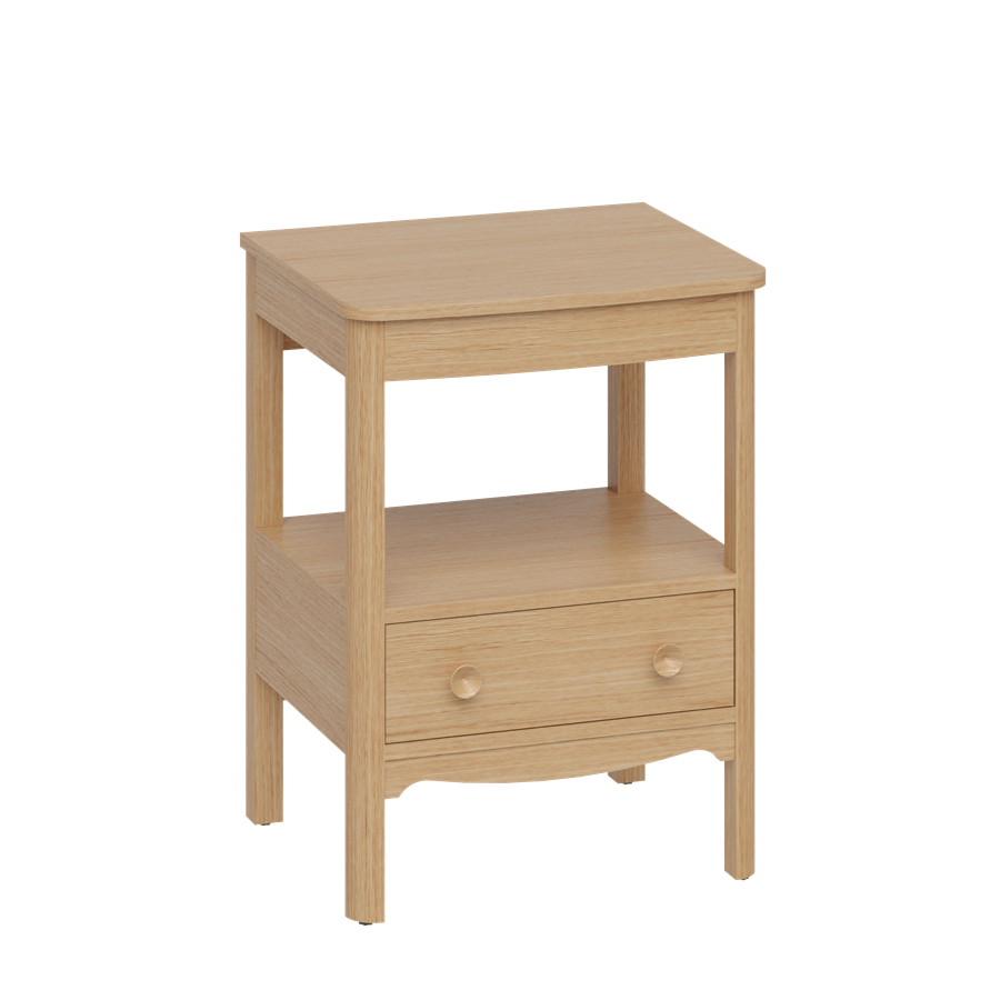Burlington Guild Vanity Worktop 582 x 492mm (Undrilled) (Unit NOT Included) Light Oak [GU620TLOK]