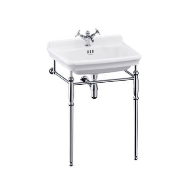 Burlington Guild Basin Washstand 620mm (Wash Basin NOT Included) Chrome [GU62X77C]