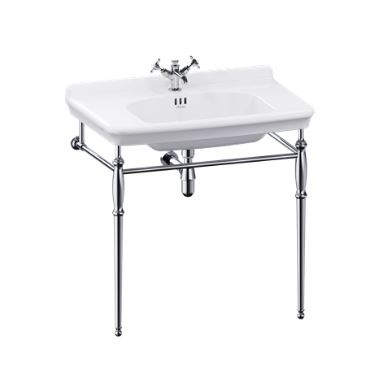 Burlington Guild Basin Washstand 850mm (Wash Basin NOT Included) Chrome [GU85X77C]