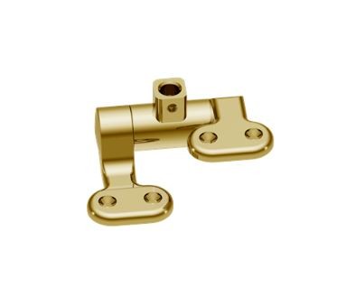 Burlington Guild Toilet Seat Hinges with Top Fixing Gold [GUHGG]