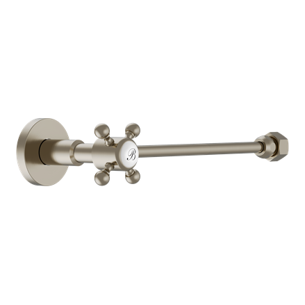 Burlington Cistern Tank On/Off Isolating Valve Brushed Nickel [W25BNKL]