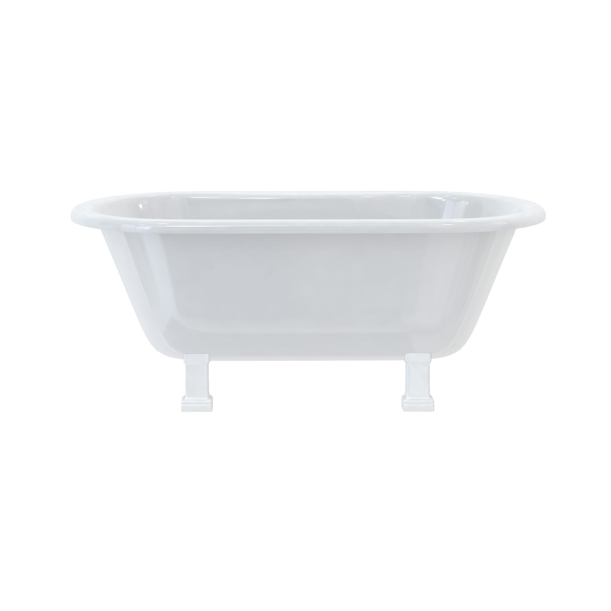 Burlington E4 Windsor Double Ended Freestanding Bath 1500 x 750mm (Bath Feet NOT Included)