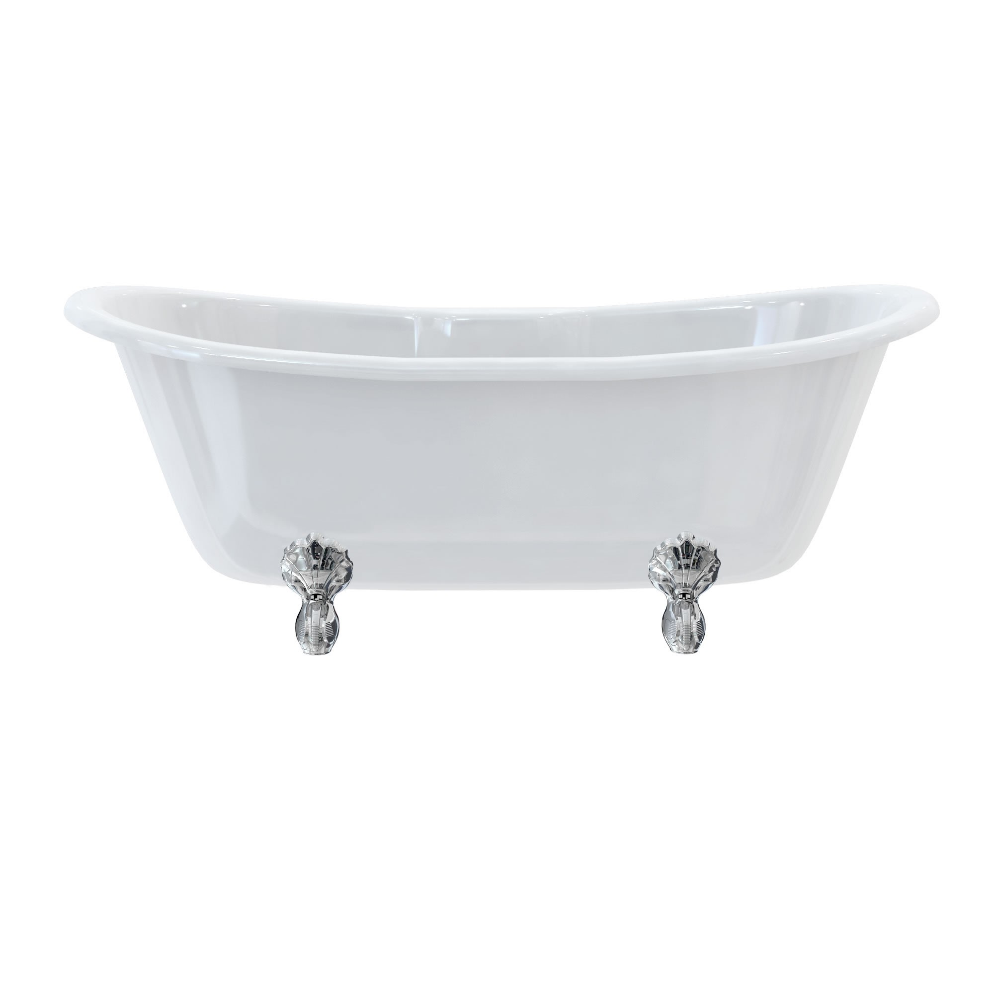 Burlington T10F Bateau Double Ended Freestanding Bath 1640 x 700mm (Bath Feet NOT Included)