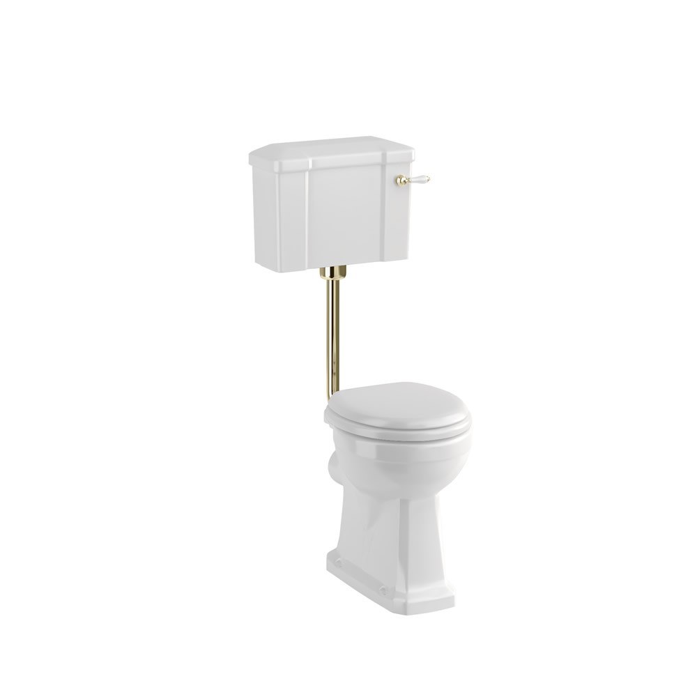 Burlington T31GOLD Low Level WC Flush Pipe Kit Gold (WC Pan & Cistern NOT Included)