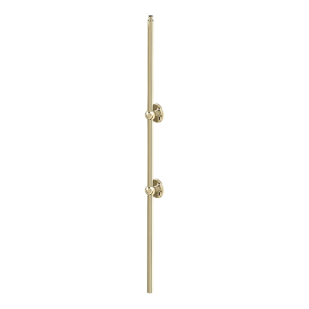 Burlington V22GOLD Arcade Extended Vertical Riser with Adjustable Wall Brackets Gold