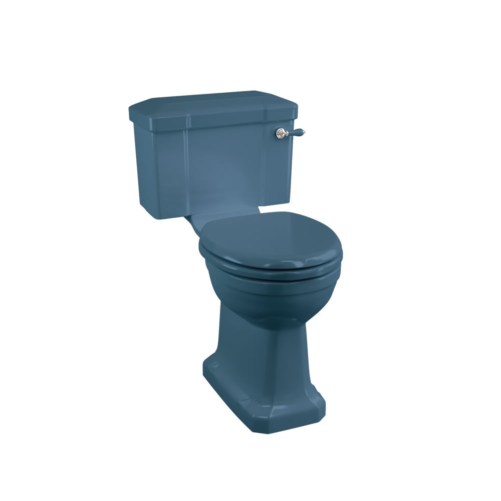 Burlington C1BLUE Bespoke Alaska Blue Close Coupled & Low Level Cistern 510mm - (cistern only)