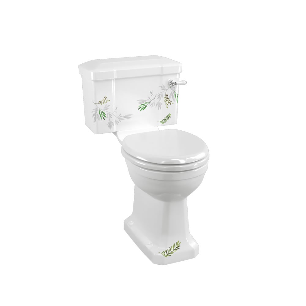 Burlington C1FORE Bespoke Spring Forest Close Coupled & Low Level Cistern 510mm - (cistern only)