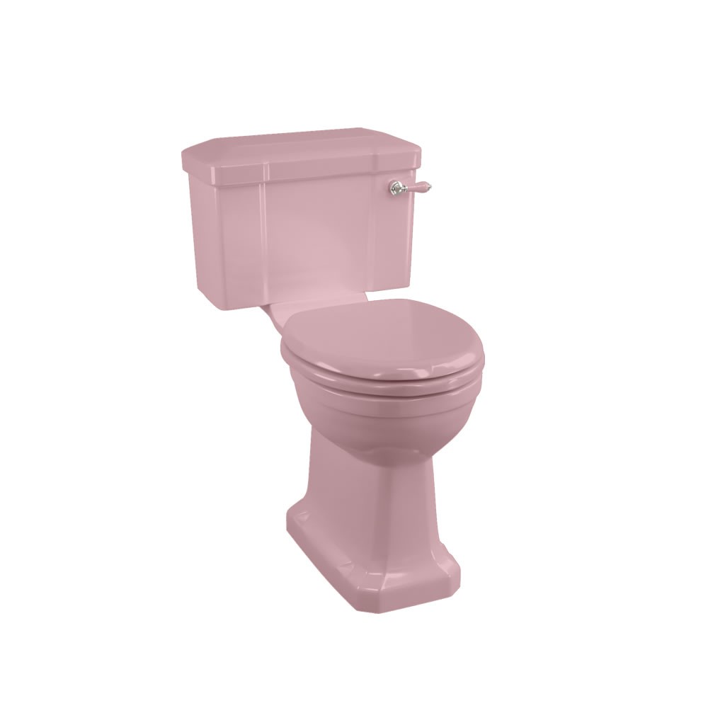 Burlington C1PINK Bespoke Confetti Pink Close Coupled & Low Level Cistern 510mm - (cistern only)