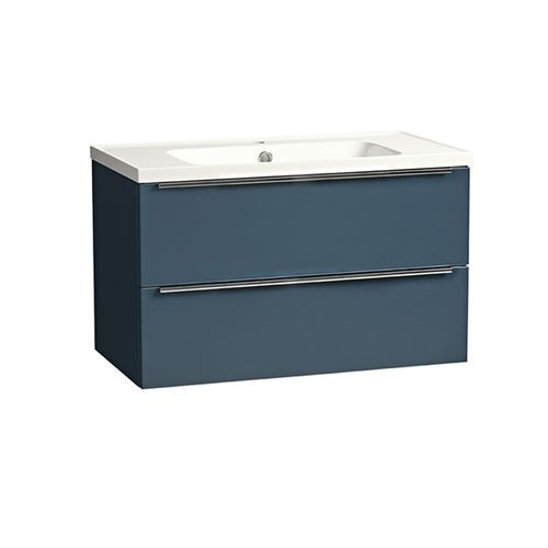 Tavistock CA800WOB Cadence 80cm Wall Vanity Unit - Blue