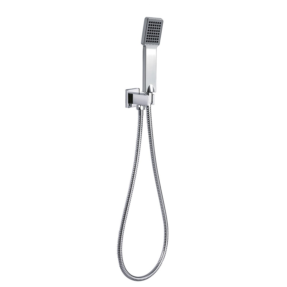 Flova CAHSS Shower Set with Shower bracket Outlet Elbow Handshower & Hose Chrome