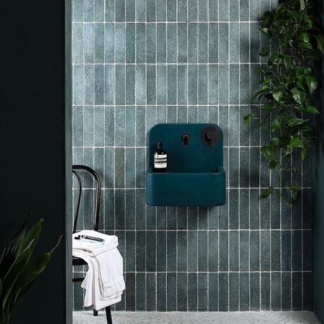 CaPietra Reformed Composite Stone Floor & Wall Tile (Tumbled Finish) Sapphire Blue 250 x 60 x 15mm [13006]